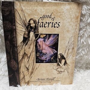 Good Faeries Bad Faeries 1998 Hardcover Book by Brian Froud Vintage